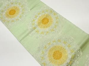 華紋模様織出し袋帯